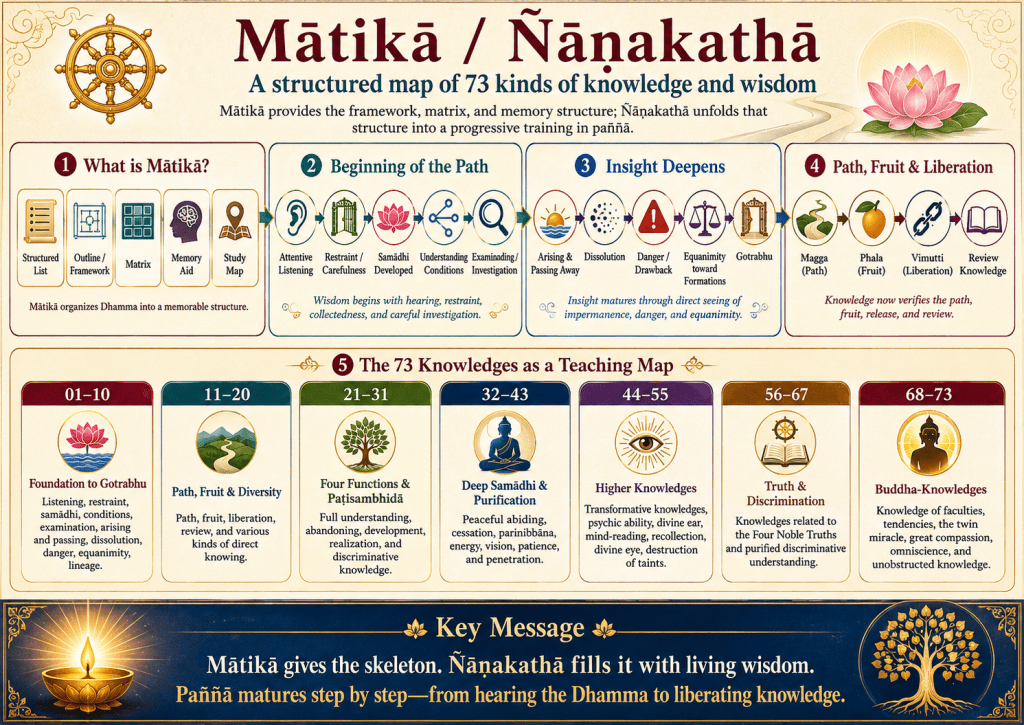 Visual summary for Paṭisambhidāmagga — Ñāṇakathā: A Structured Map of Paññā