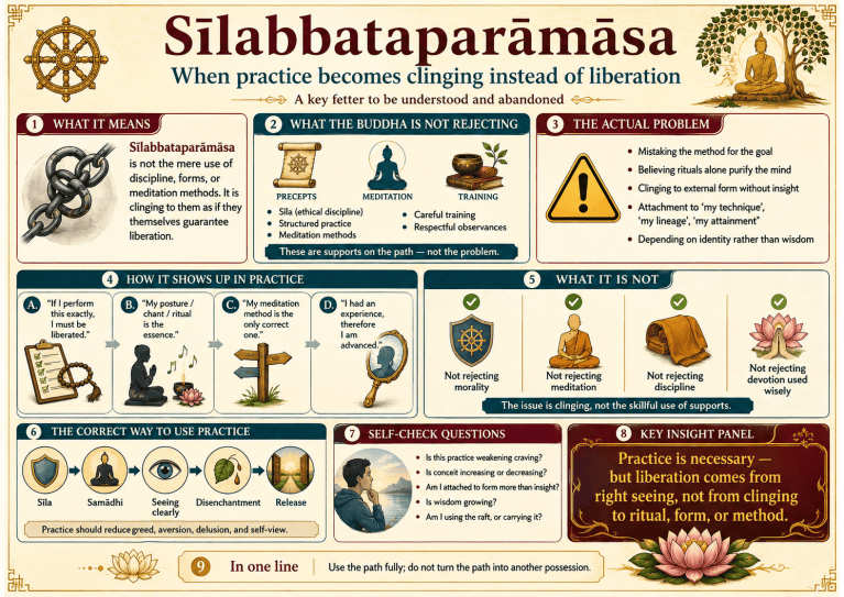 What is Sīlabbataparāmāsa?