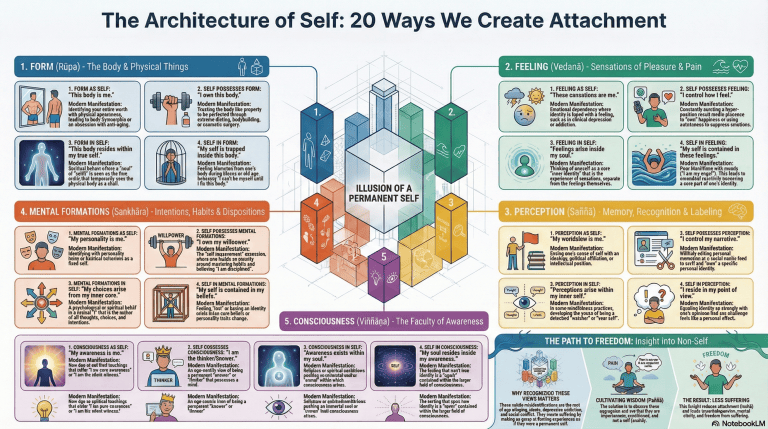 The Architecture of Ego: 20 Ways You Fake a “Self” (And How to Stop)