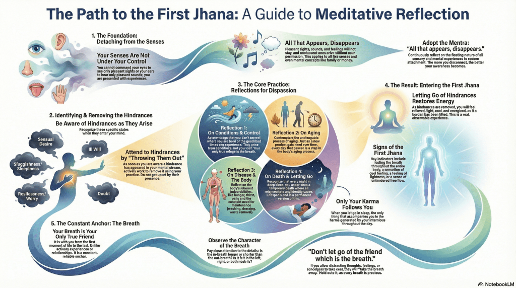 Day 4 – Mindfulness of the Breath and the Path to Jhana