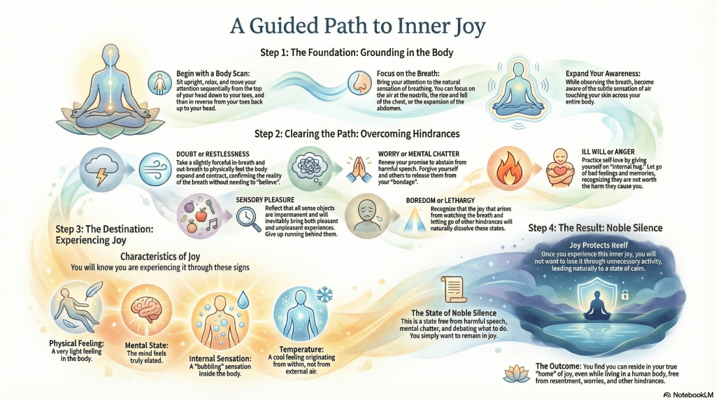 Day 5 – The Path to Internal Joy and Noble Silence