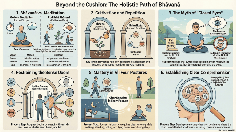 Did the Buddha Teach “Closed-Eyes Meditation”?