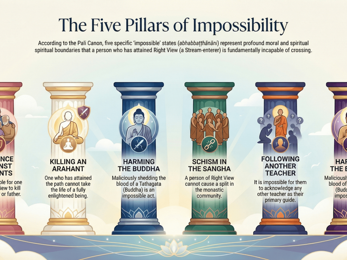 Six Pillars of Impossibility for Sotapanna