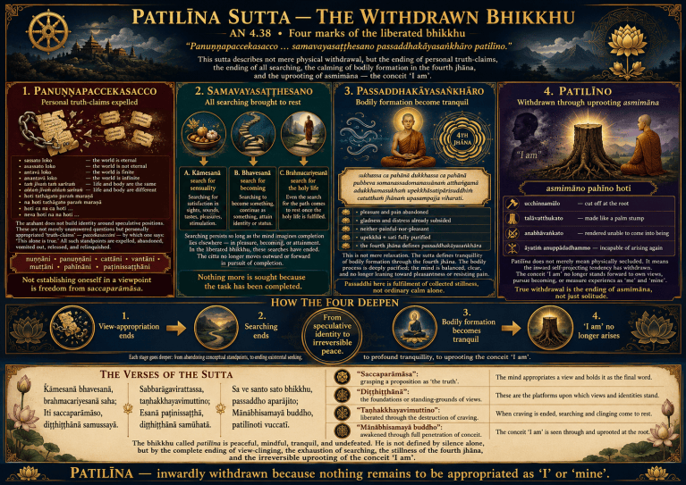 AN 4.38 — Patilīnasutta