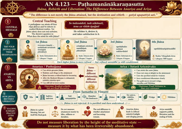 AN 4.123 Paṭhamanānākaraṇasutta