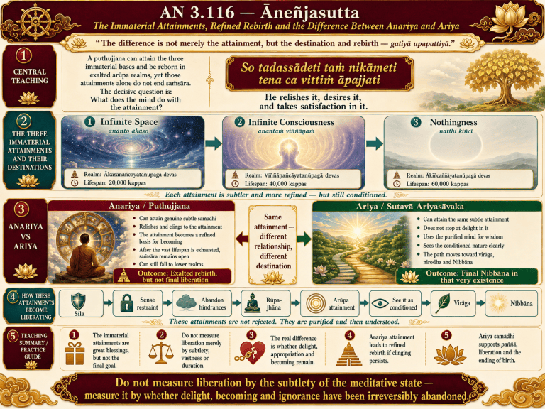 AN 3.116 Āneñjasutta
