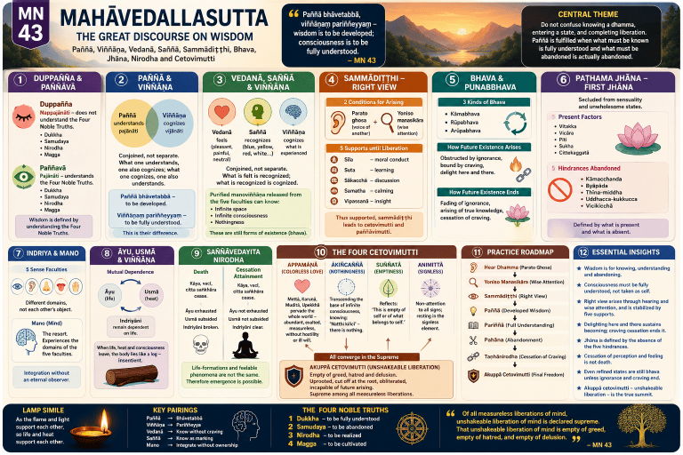 MN 43 Mahāvedallasutta