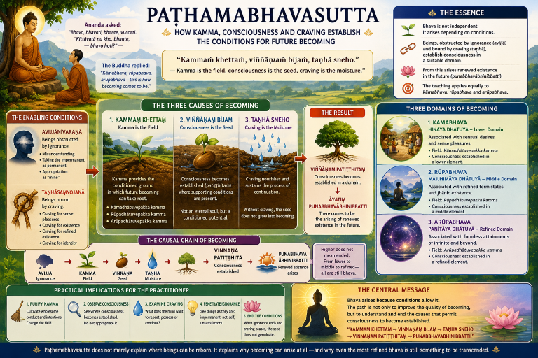 AN 3.76 Paṭhamabhavasutta