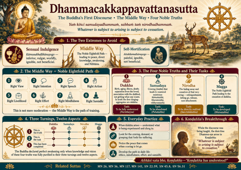 SN56.11 Dhammacakkappavattanasutta
