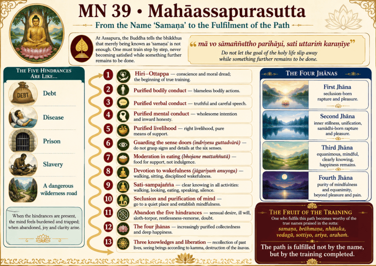 MN39 Mahāassapurasutta