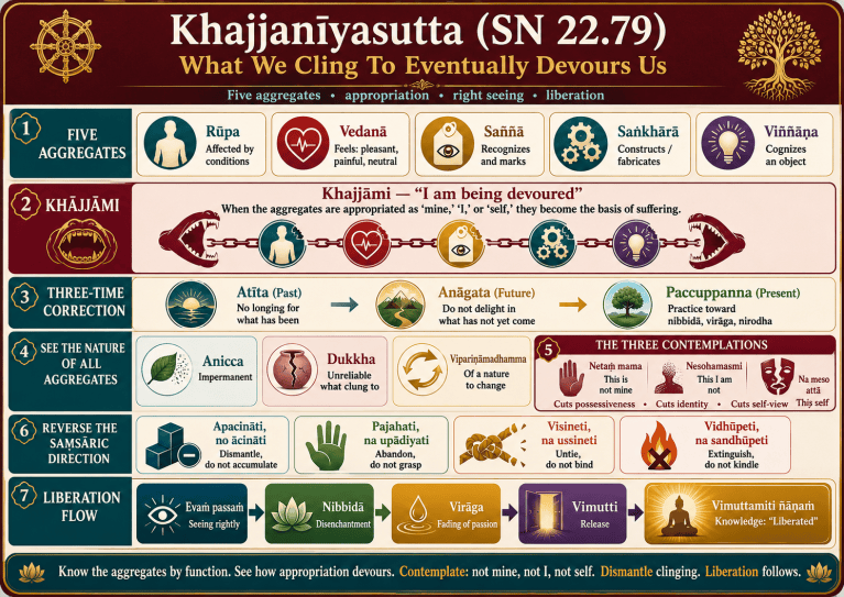 SN 22.79 — Khajjanīyasutta