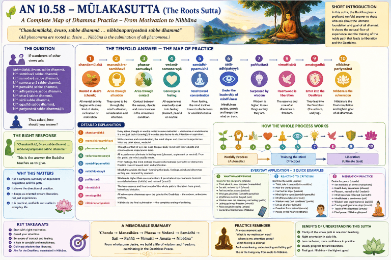 AN 10.58 — Mūlakasutta