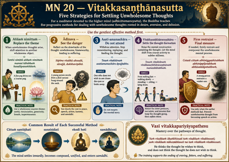 MN 20 — Vitakkasaṇṭhānasutta