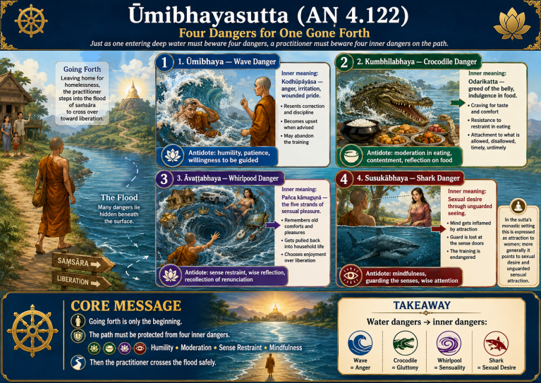 AN 4.122 — Ūmibhayasutta
