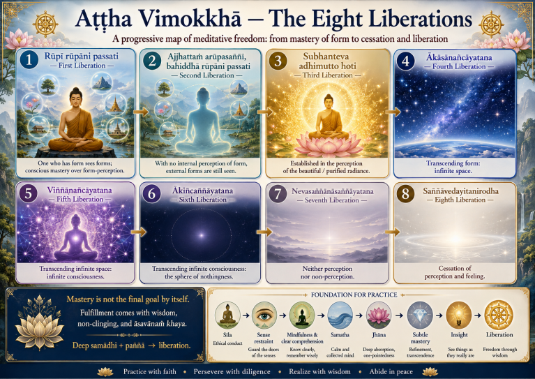 Aṭṭha Vimokkhā